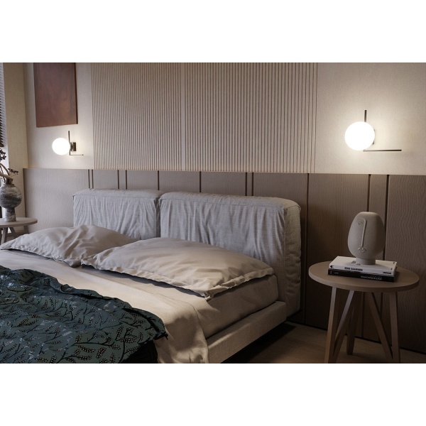 Lampa sufitowa IMAGO 1G BLACK/OPAL