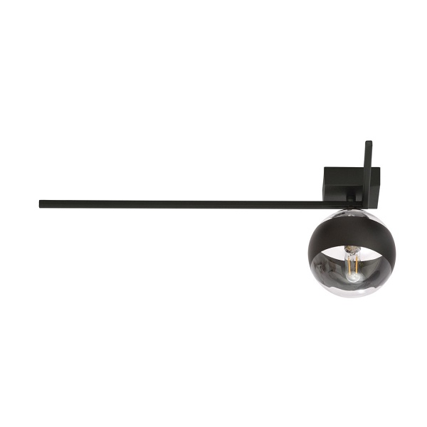 Lampa sufitowa IMAGO 1F BLACK/STRIPE - Emibig