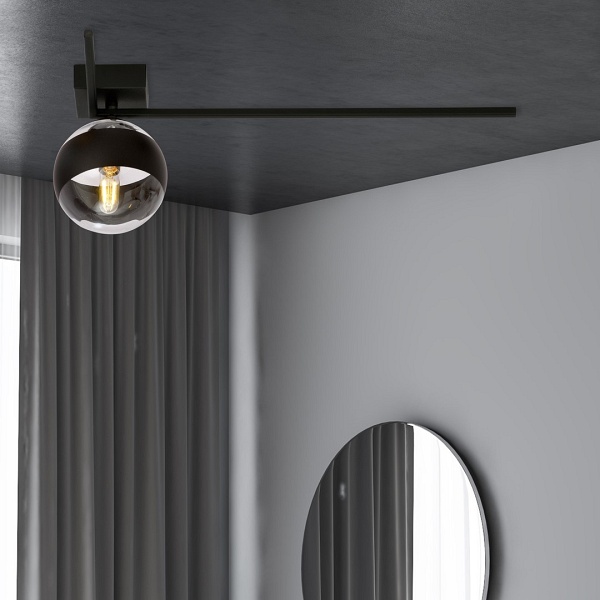 Lampa sufitowa IMAGO 1F BLACK/STRIPE