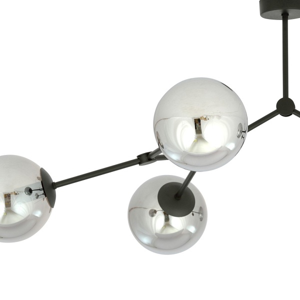 Lampa sufitowa SPACE 4 BLACK/GRAFIT