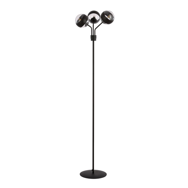 Lampa podłogowa NOVA LP3 BLACK/STRIPE - Emibig