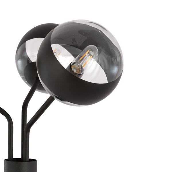 Lampa podłogowa NOVA LP3 BLACK/STRIPE