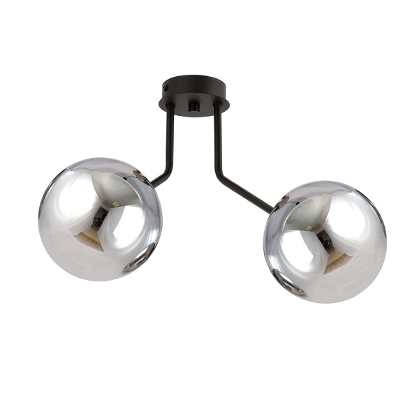 Lampa sufitowa NOVA 2 BLACK/GRAFIT - Emibig