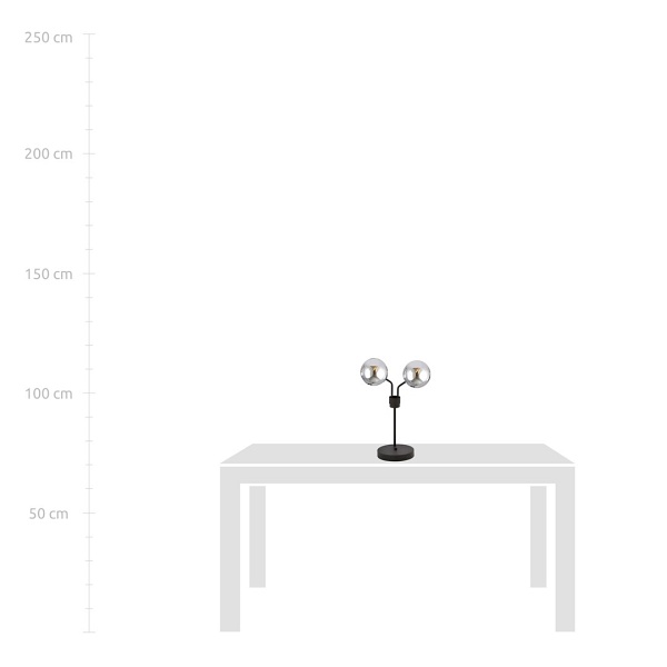 Lampa NOVA LN2 BLACK/GRAFIT