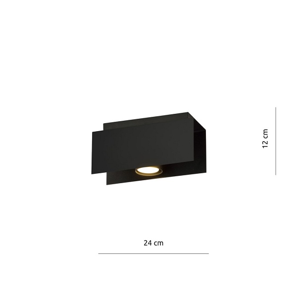 Lampa sufitowa KENNO 1 BLACK