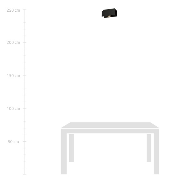 Lampa sufitowa KENNO 1 BLACK