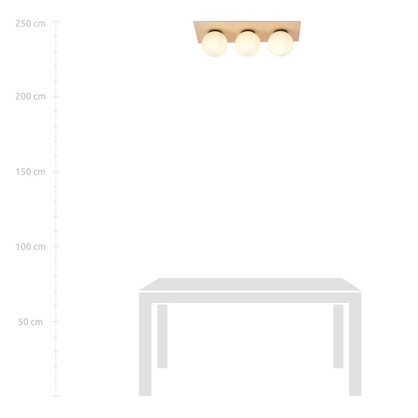Lampa sufitowa KENZO 3A