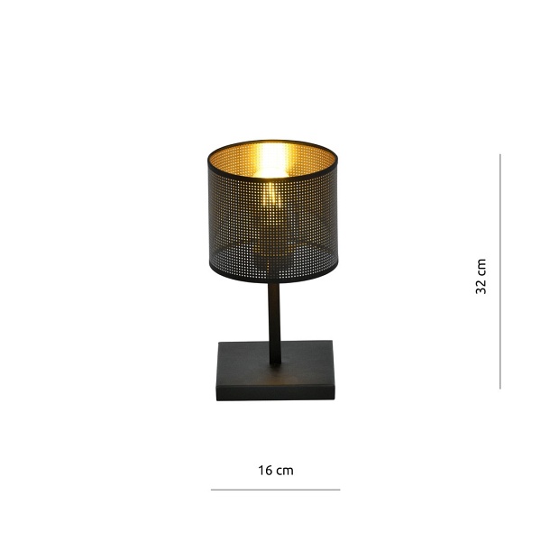 Lampa JORDAN LN1 BLACK/GOLD