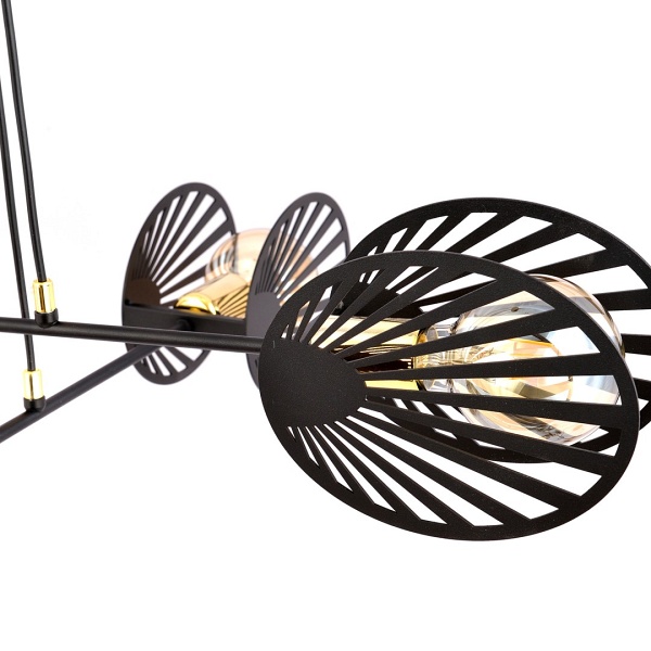 Lampa wisząca PLAYA 4 BLACK