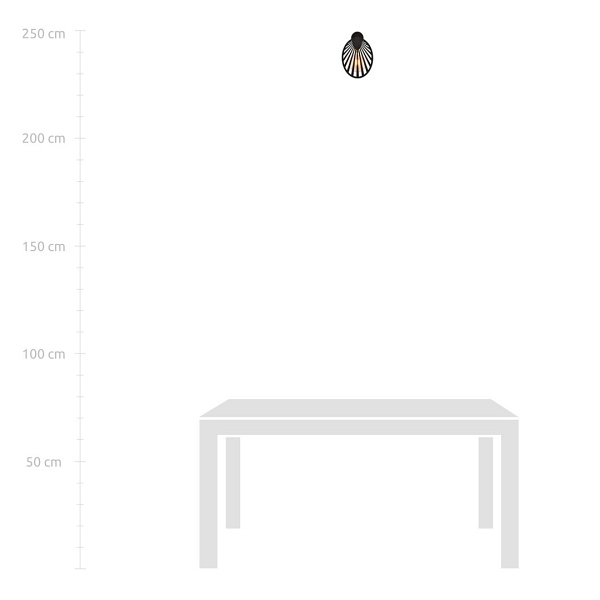 Kinkiet PLAYA K1 BLACK