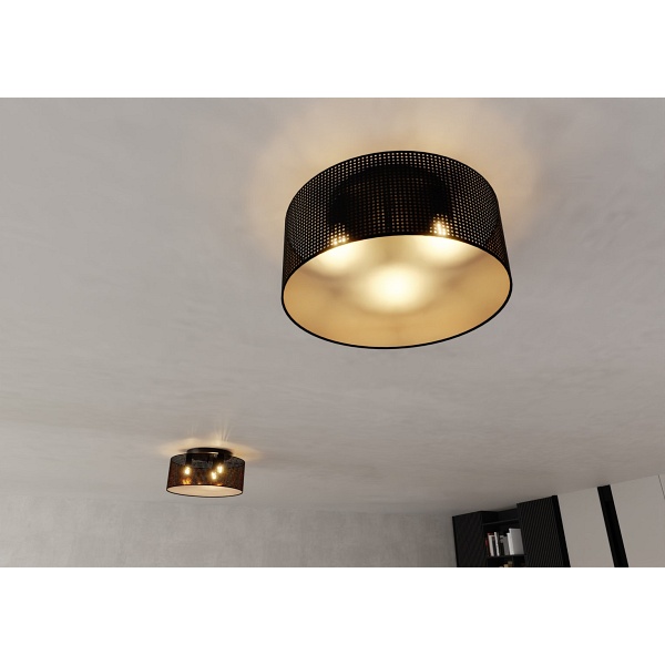 Lampa sufitowa ASTON 3 BLACK/GOLD