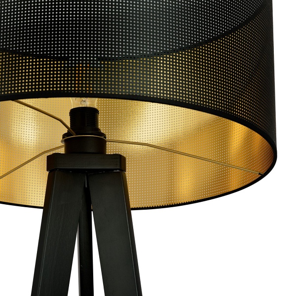Lampa podłogowa ASTON LP1 BLACK/GOLD
