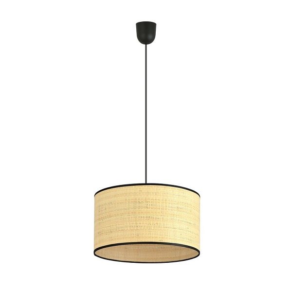 Lampa wisząca ASTON 1 RATTAN - Emibig
