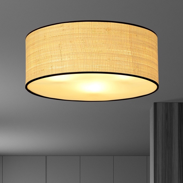 Lampa sufitowa ASTON 3 RATTAN