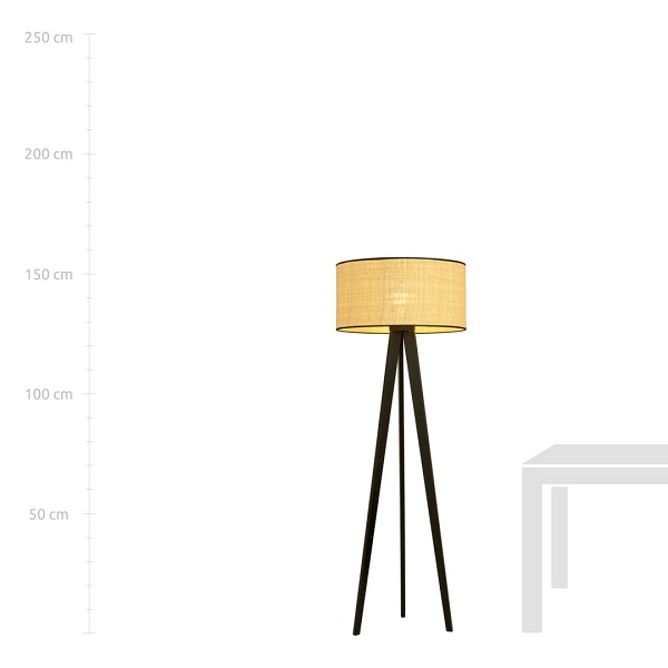 Lampa podłogowa ASTON LP1 RATTAN