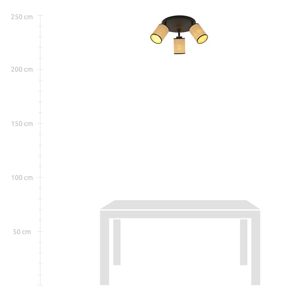 Lampa sufitowa YOGA 3 PREMIUM BLACK