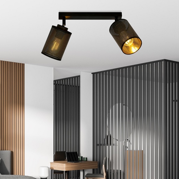 Lampa sufitowa BRONX 2 BLACK