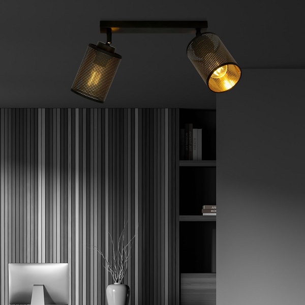 Lampa sufitowa BRONX 2 BLACK