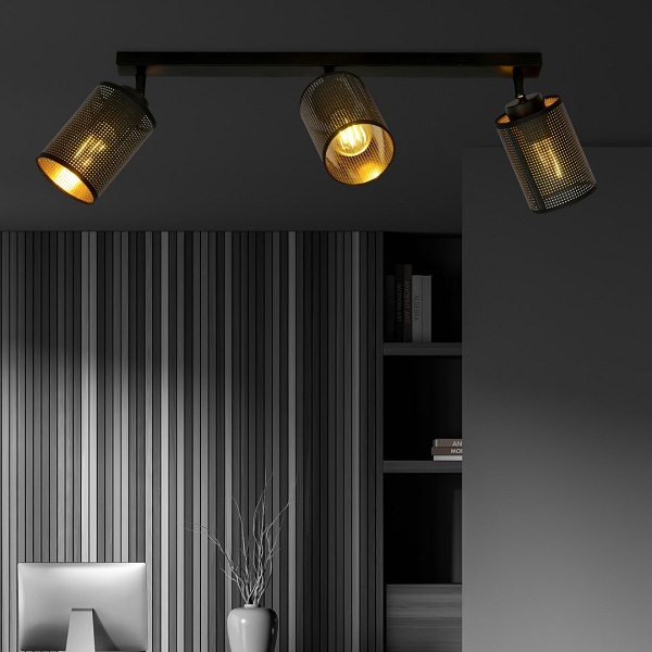 Lampa sufitowa BRONX 3 BLACK
