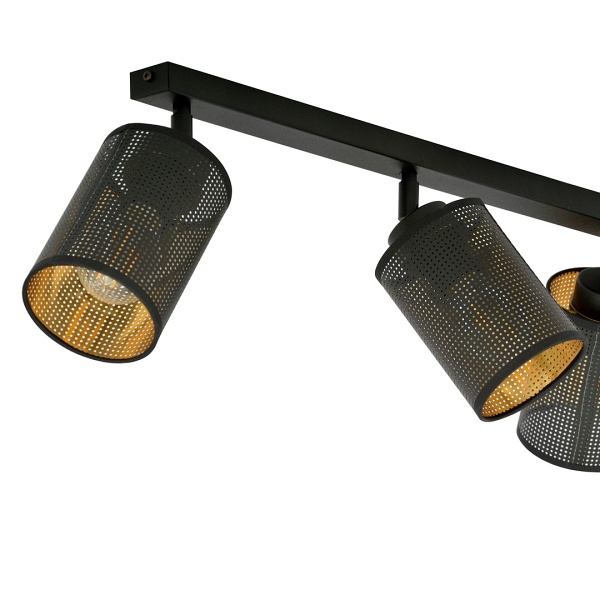 Lampa sufitowa BRONX 3 BLACK