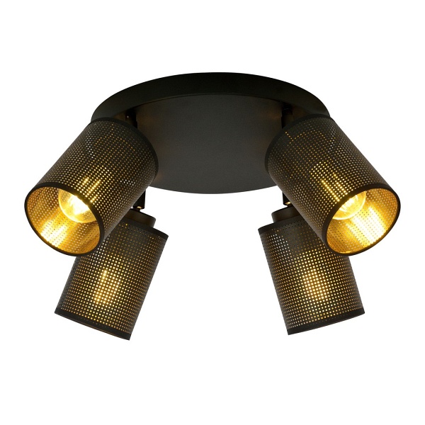 Lampa sufitowa BRONX 4 PREMIUM BLACK