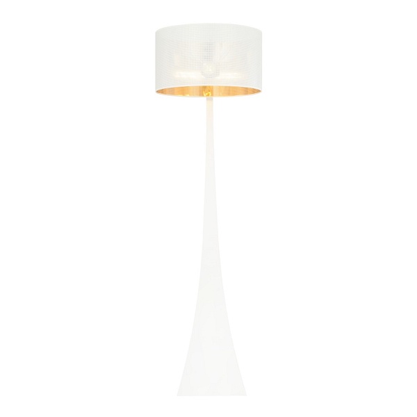 Lampa podłogowa ESTRELLA LP1 WHITE/GOLD - Emibig