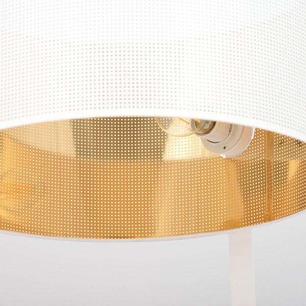 Lampa podłogowa ESTRELLA LP1 WHITE/GOLD