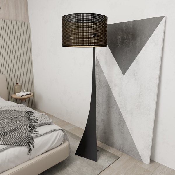 Lampa podłogowa ESTRELLA LP1 BLACK/GOLD