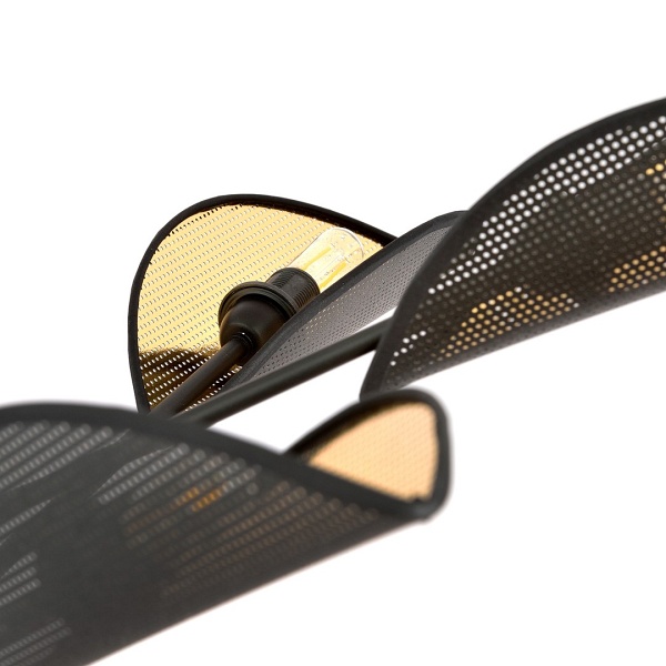 Lampa sufitowa VENE 6 BLACK/GOLD