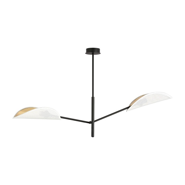 Lampa sufitowa VENE 2 WHITE/GOLD - Emibig