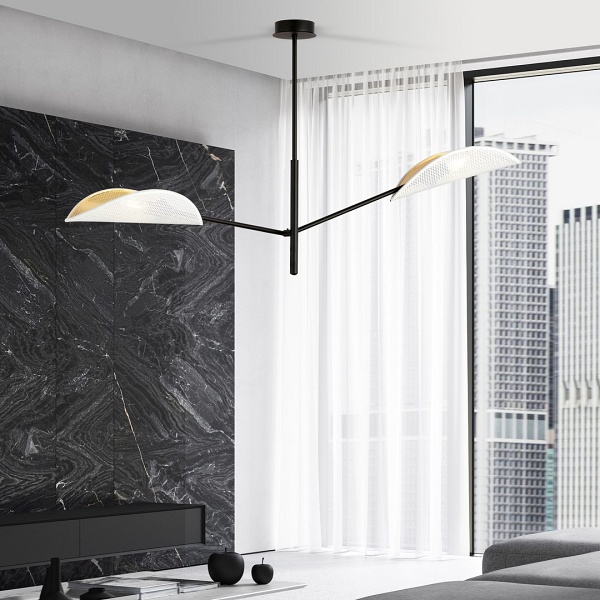 Lampa sufitowa VENE 2 WHITE/GOLD