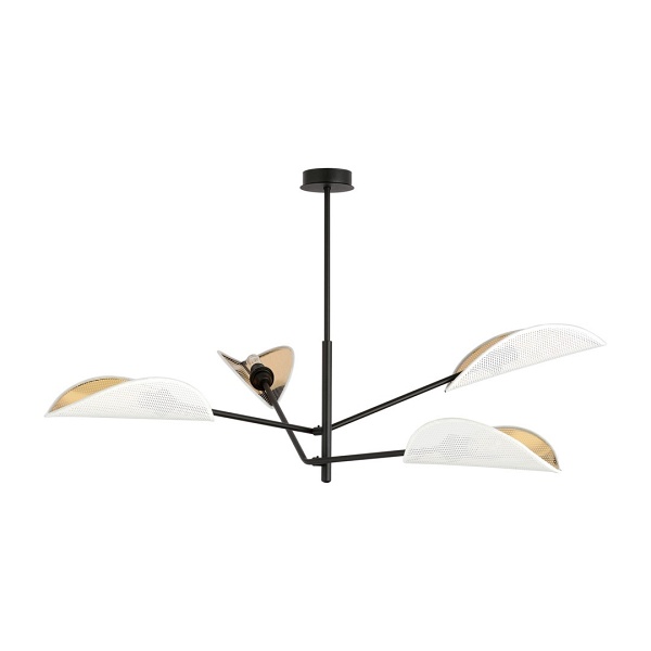 Lampa sufitowa VENE 4 WHITE/GOLD - Emibig