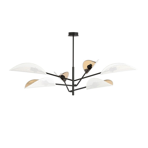 Lampa sufitowa VENE 6 WHITE/GOLD - Emibig