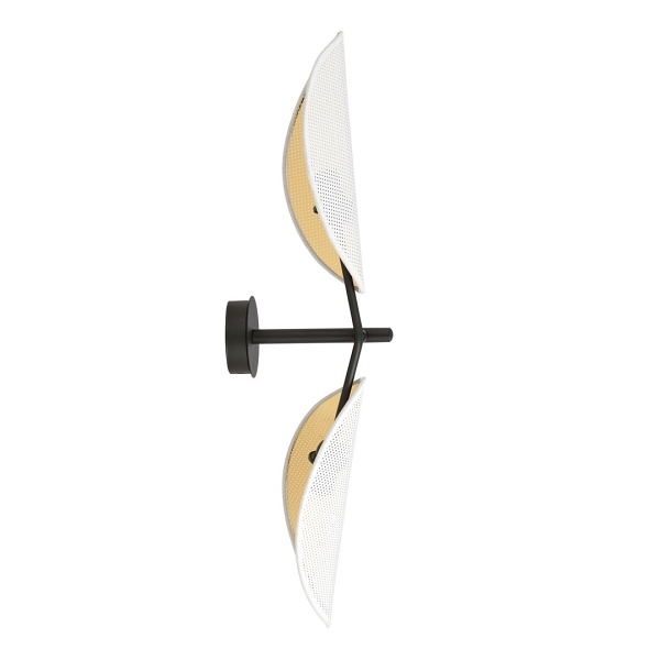 Kinkiet VENE K2 WHITE/GOLD - Emibig