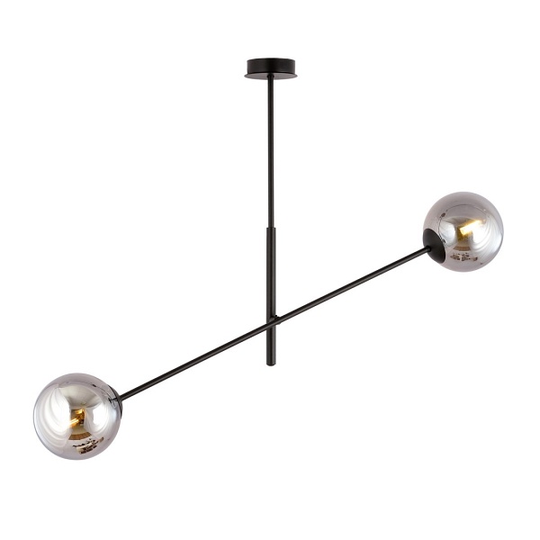 Lampa sufitowa LINEAR 2 BLACK/GRAFIT