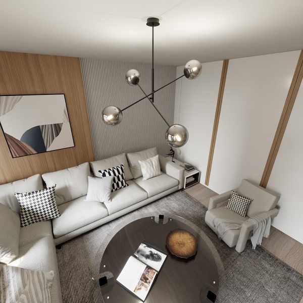 Lampa sufitowa LINEAR 4 BLACK/GRAFIT