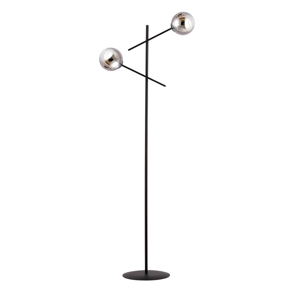 Lampa podłogowa LINEAR LP2 BLACK/GRAFIT - Emibig