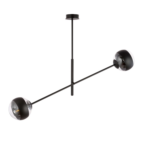 Lampa sufitowa LINEAR 2 BLACK/STRIPE - Emibig