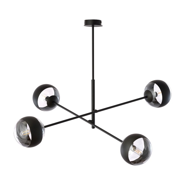 Lampa sufitowa LINEAR 4 BLACK/STRIPE - Emibig