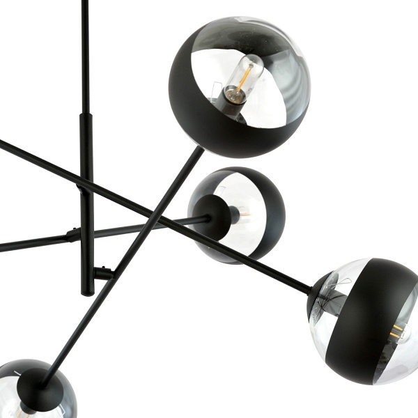 Lampa sufitowa LINEAR 6 BLACK/STRIPE