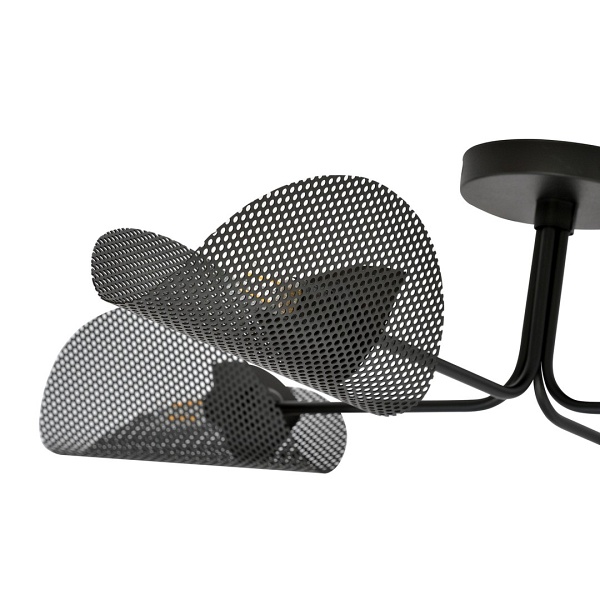 Lampa sufitowa GOMEZ 4 BLACK oprawa oświetleniowa