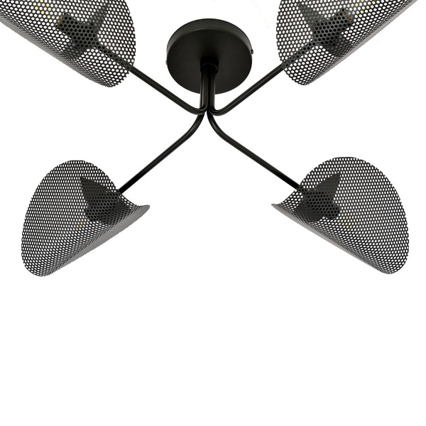 Lampa sufitowa GOMEZ 4 BLACK oprawa oświetleniowa