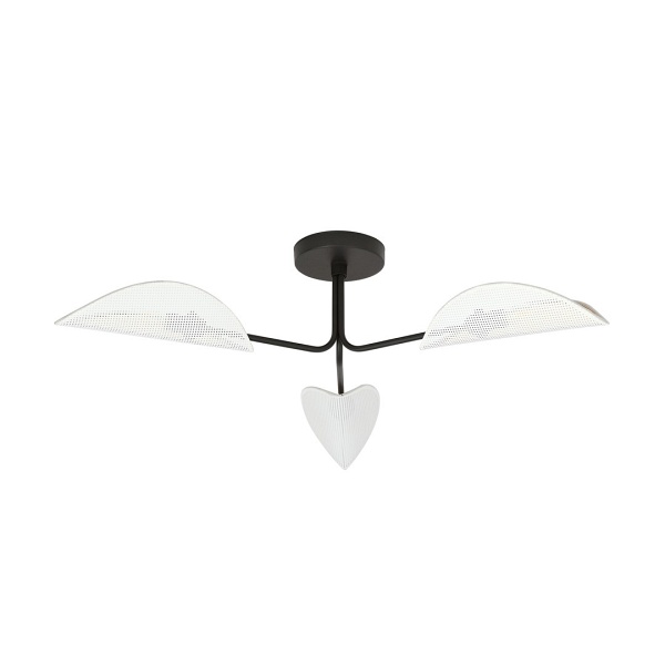 Lampa sufitowa GOMEZ 3 WHITE/GOLD - Emibig