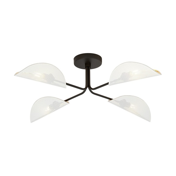Lampa sufitowa GOMEZ 4 WHITE/GOLD