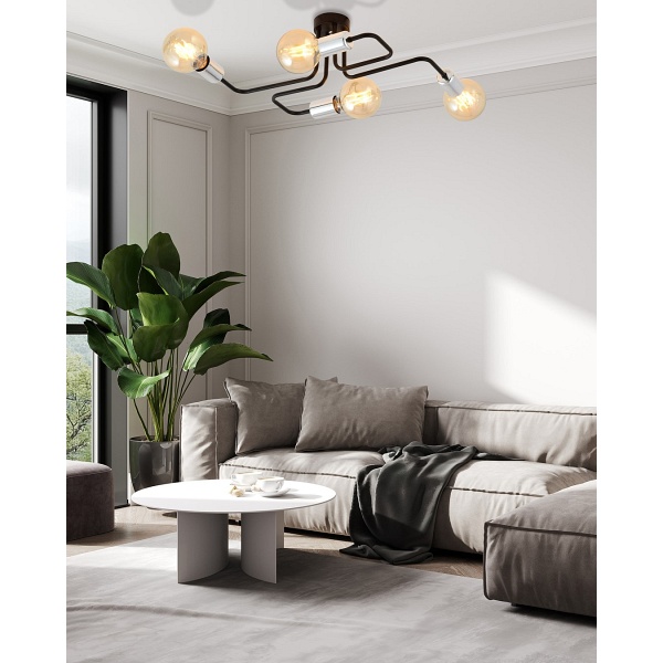 Lampa sufitowa VEKEN 4 SILVER