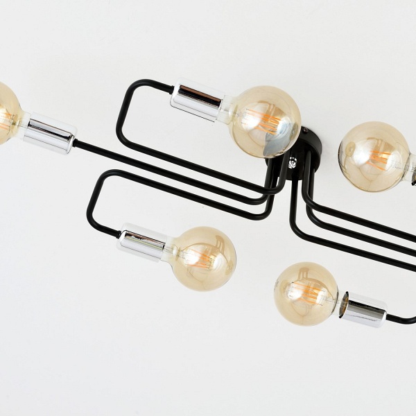 Lampa sufitowa VEKEN 6A SILVER