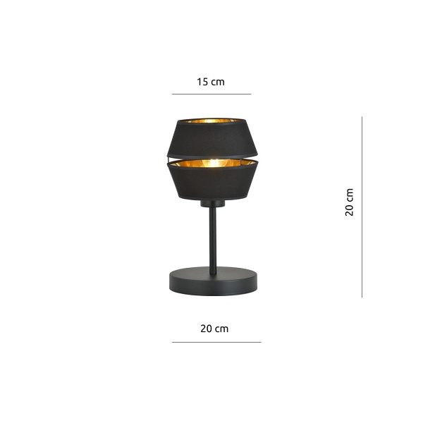 Lampa PIANO LN BLACK/GOLD
