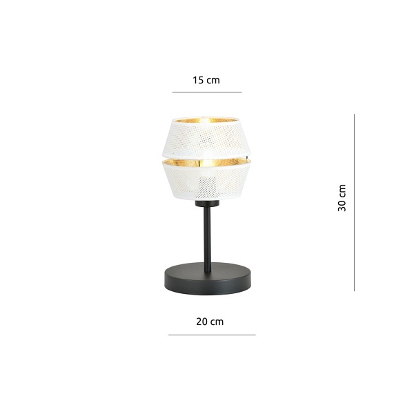 Lampa MALIA LN WHITE/GOLD