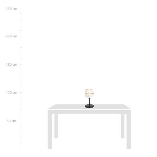 Lampa MALIA LN WHITE/GOLD