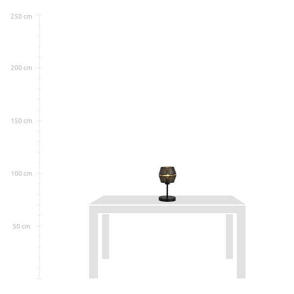 Lampa MALIA LN BLACK/GOLD